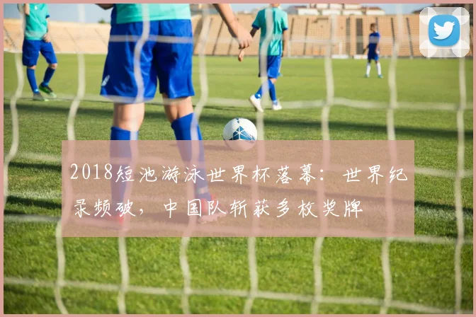 2018短池游泳世界杯落幕：世界纪录频破，中国队斩获多枚奖牌